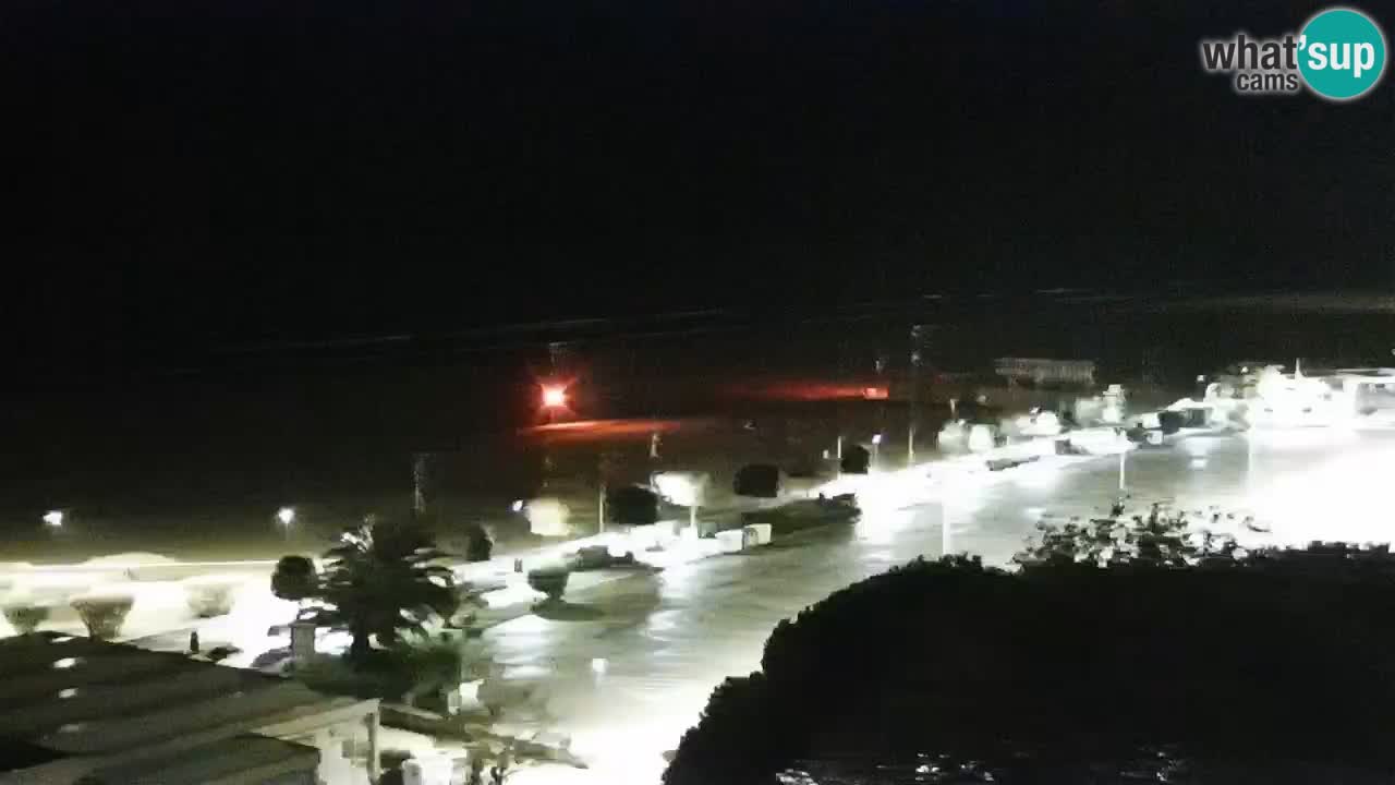 La spiaggia di Bibione webcam live e piazzale Zenit
