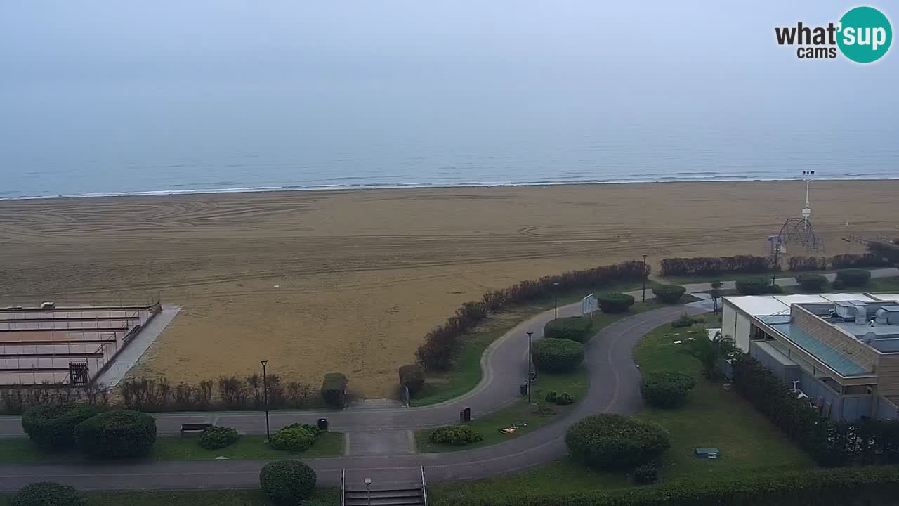 La spiaggia di Bibione webcam live e piazzale Zenit