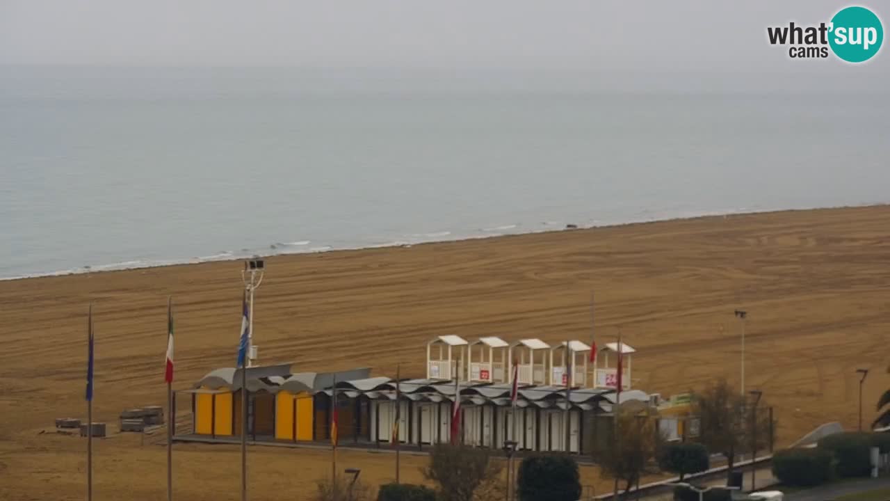 La camera en vivo de la playa de Bibione – Italia