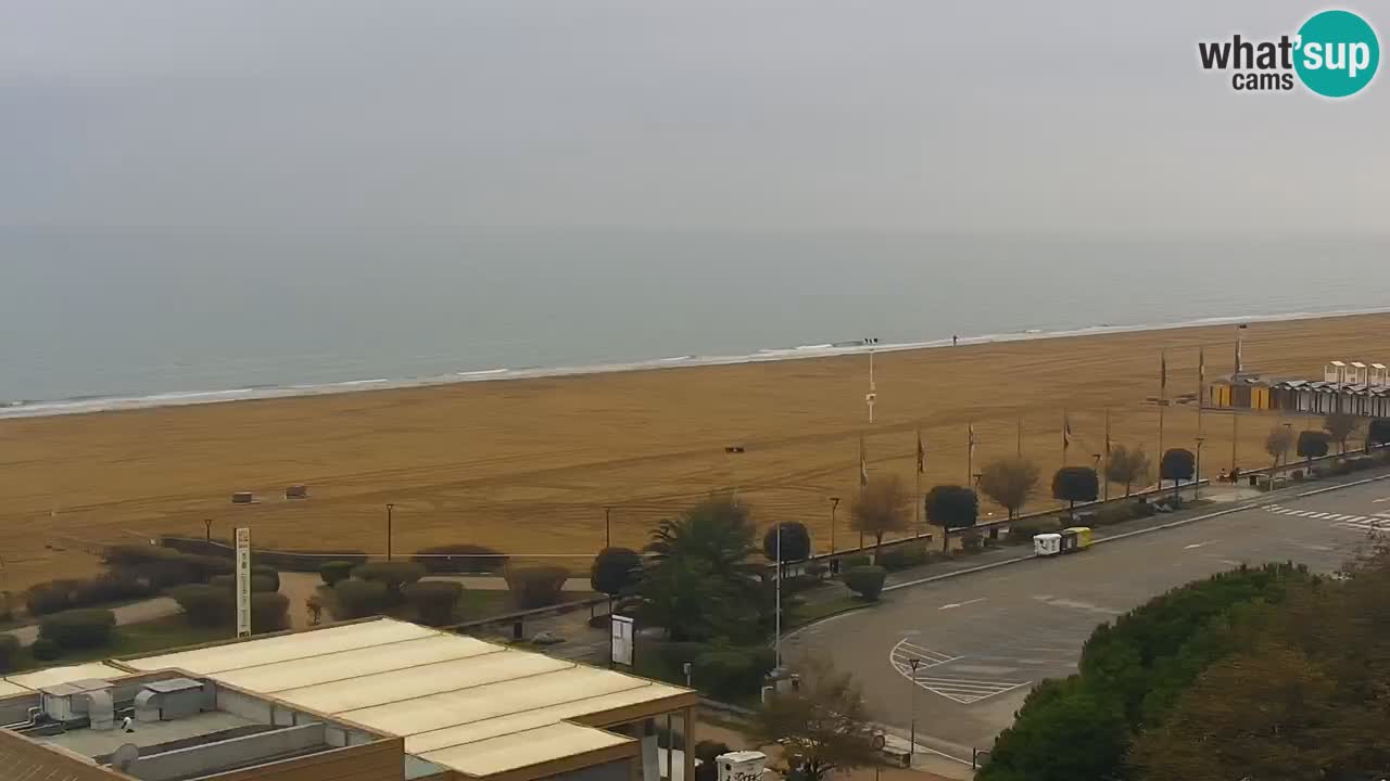 The beach of Bibione webcam – Italy