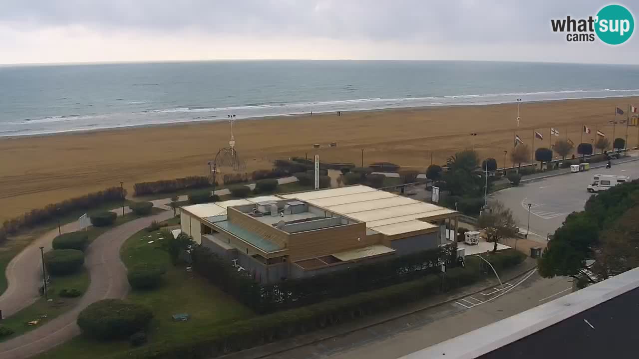 The beach of Bibione webcam – Italy
