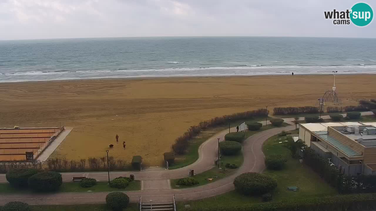 The beach of Bibione webcam – Italy