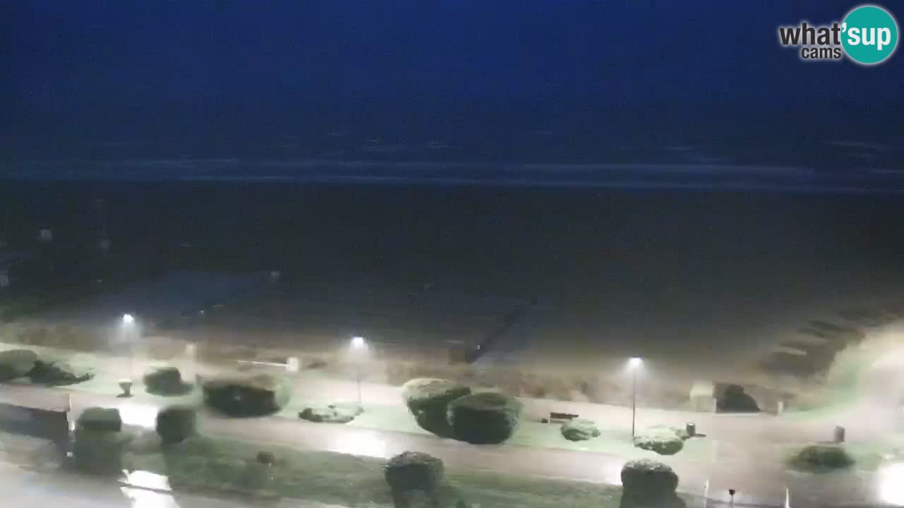 The beach of Bibione webcam – Italy
