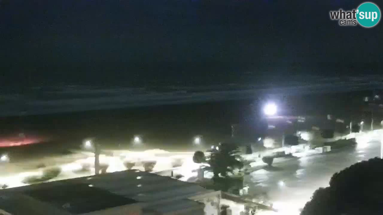 The beach of Bibione webcam – Italy