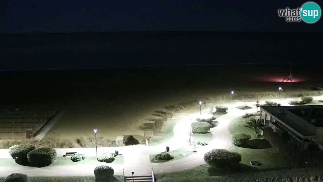 The beach of Bibione webcam – Italy