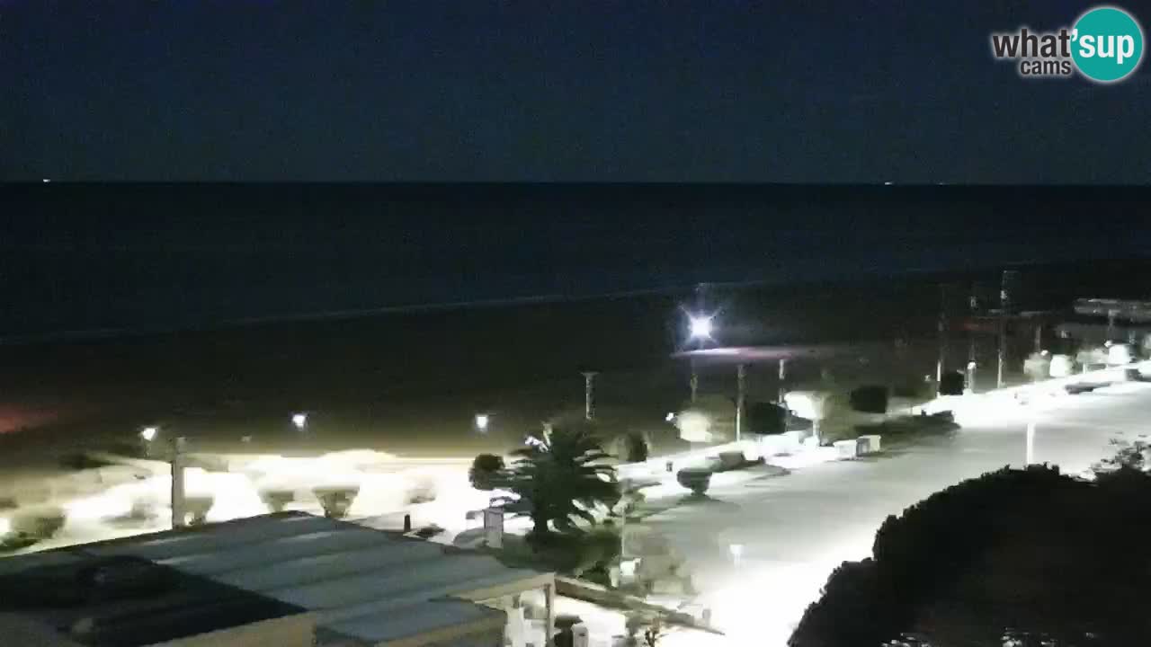 The beach of Bibione webcam – Italy