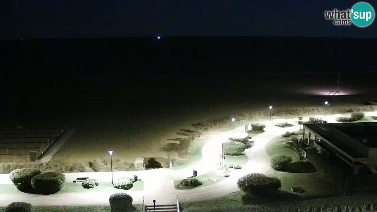 The beach of Bibione webcam – Italy