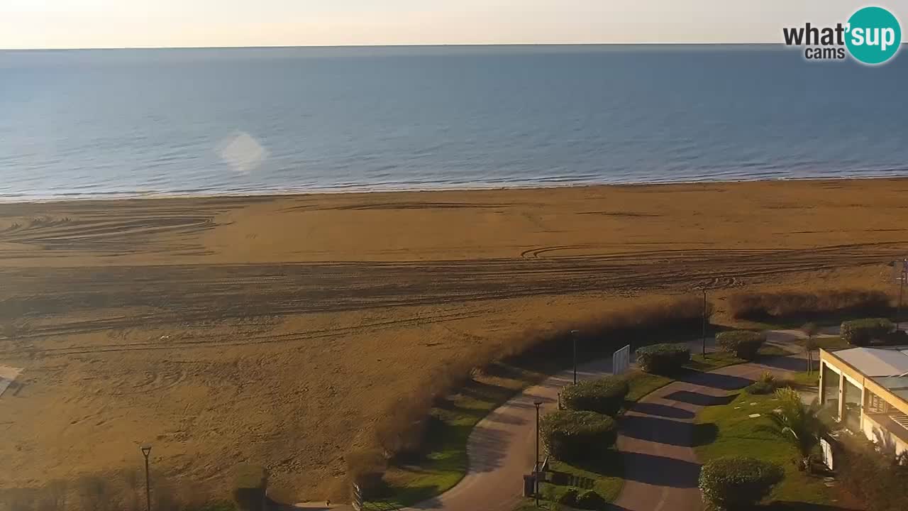 The beach of Bibione webcam – Italy