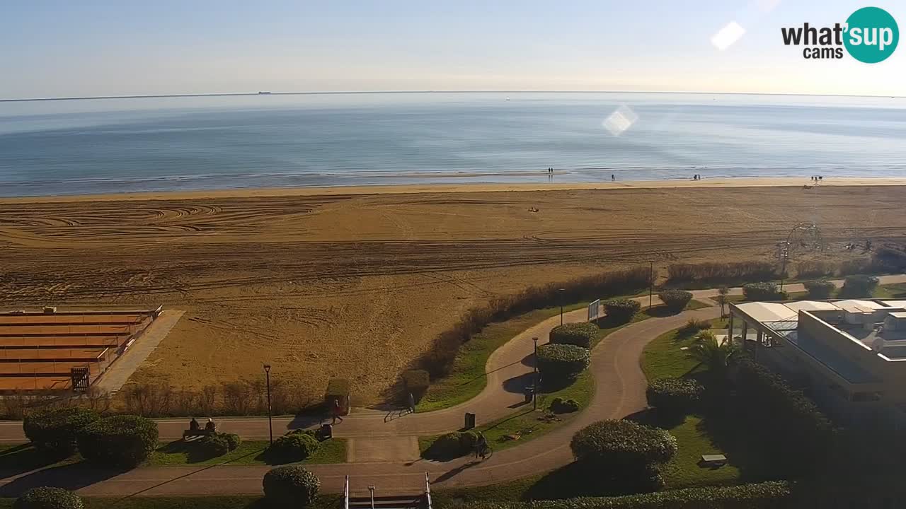 The beach of Bibione webcam – Italy