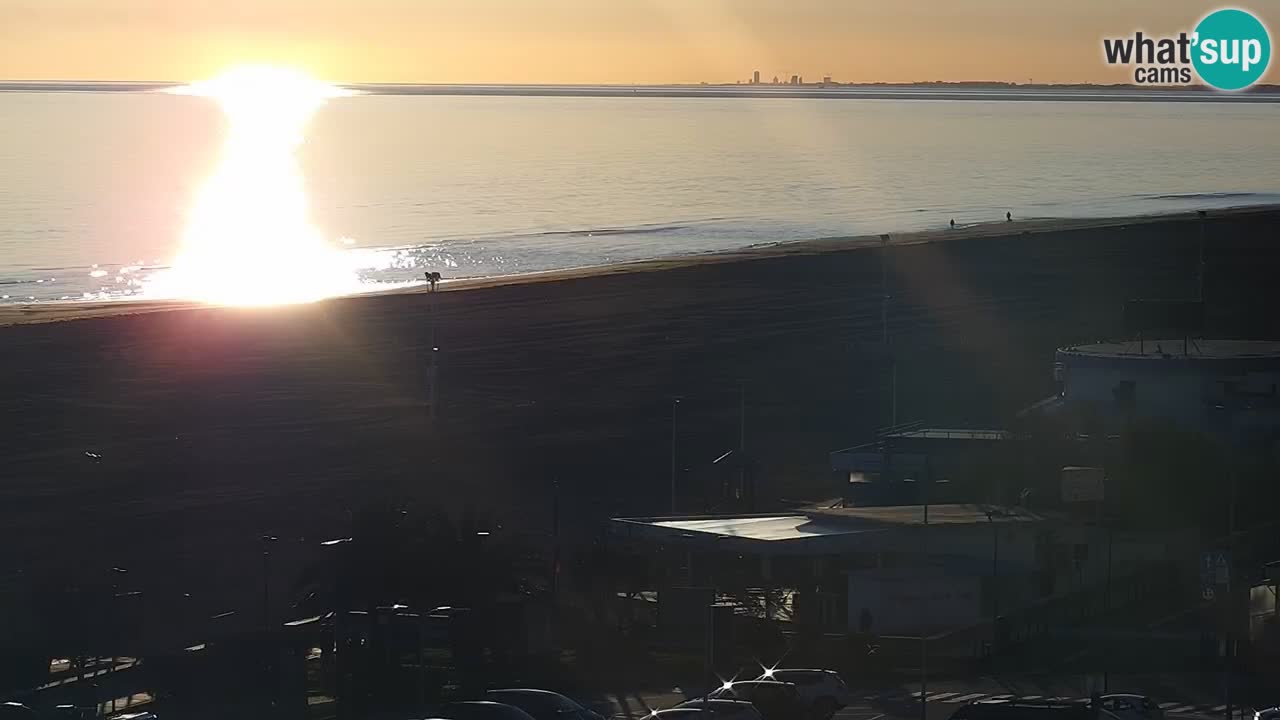 The beach of Bibione webcam – Italy