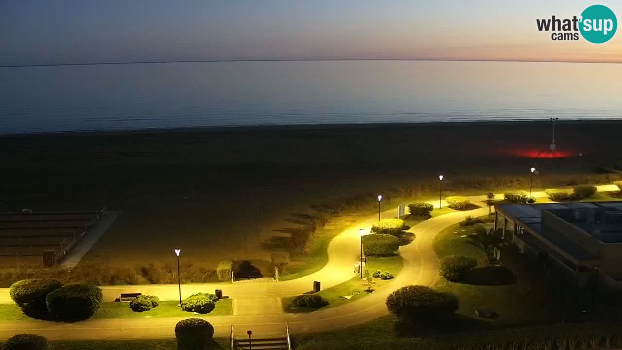 The beach of Bibione webcam – Italy