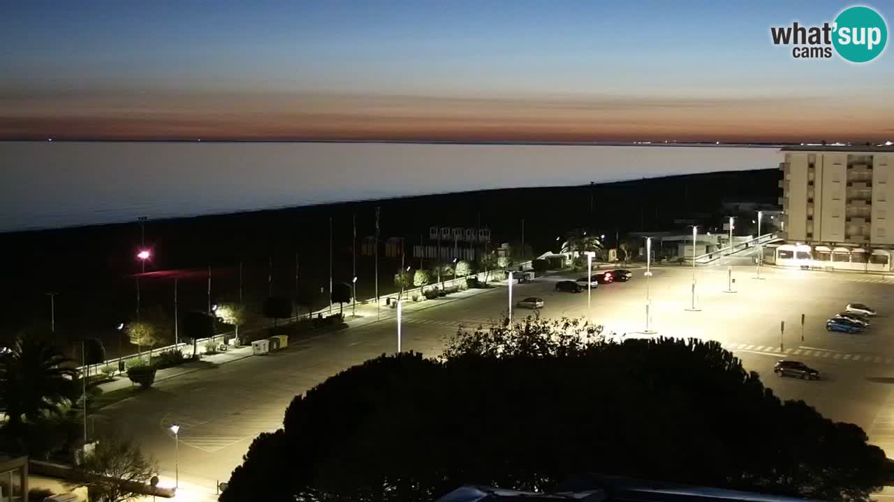The beach of Bibione webcam – Italy