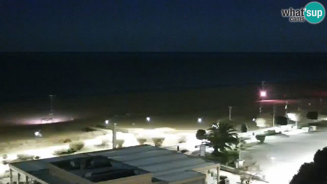 The beach of Bibione webcam – Italy