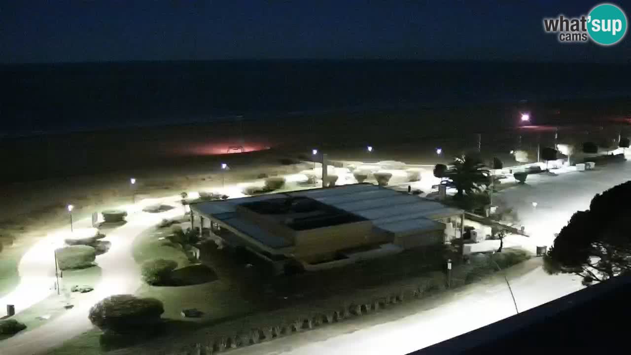 The beach of Bibione webcam – Italy