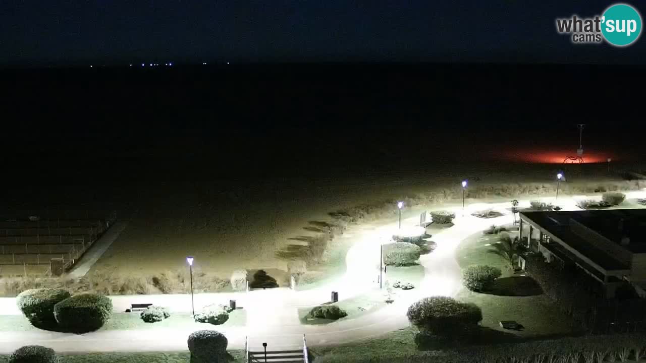 The beach of Bibione webcam – Italy