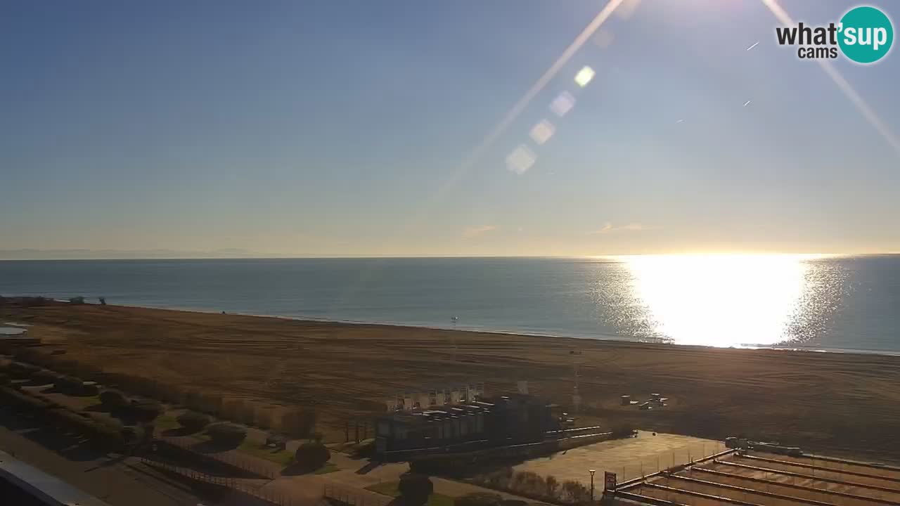 Plaža Bibione Spletna kamera – Italija