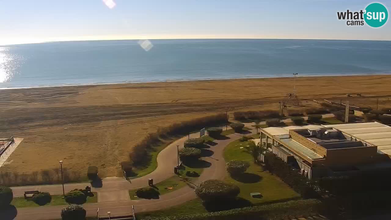 La camera en vivo de la playa de Bibione – Italia