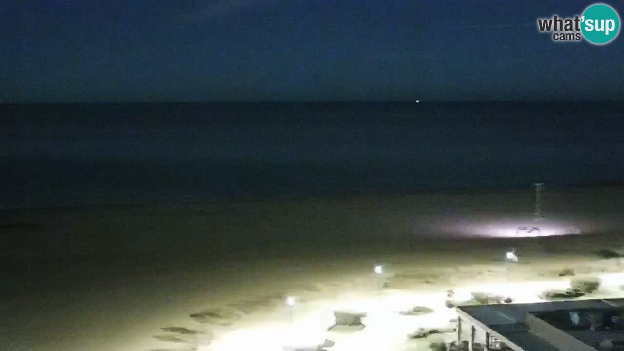The beach of Bibione webcam – Italy