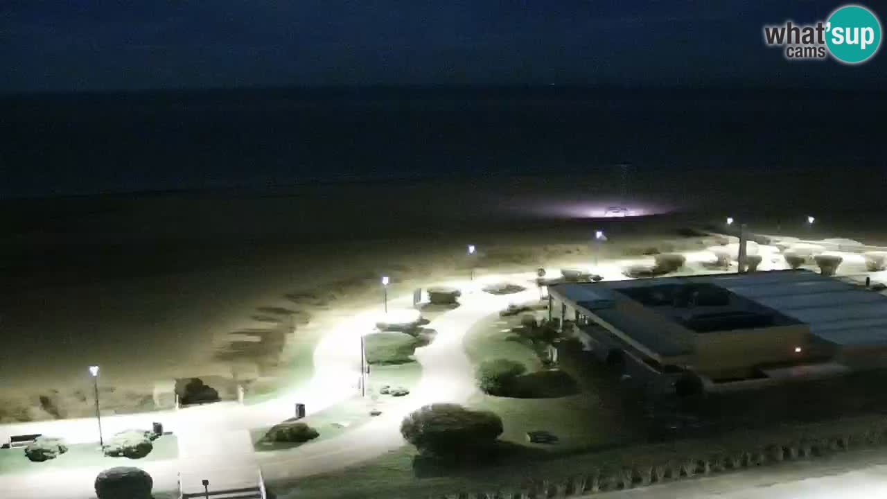 The beach of Bibione webcam – Italy