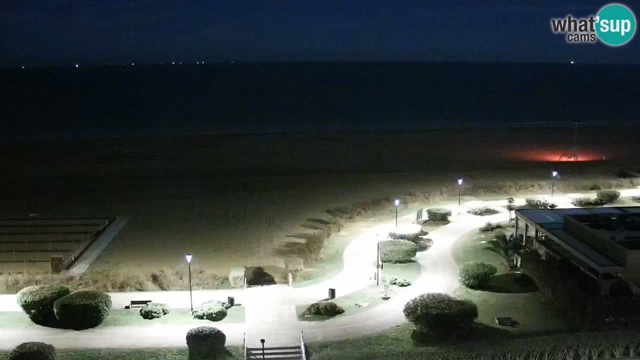 The beach of Bibione webcam – Italy
