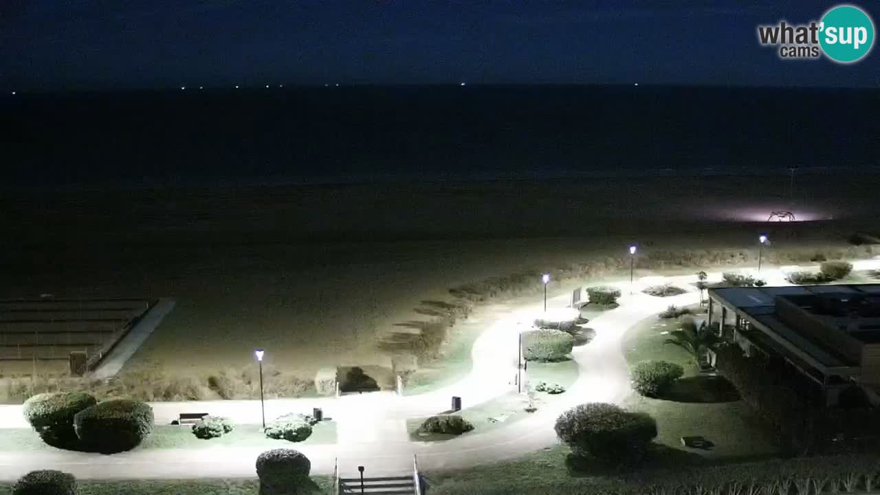 La camera en vivo de la playa de Bibione – Italia