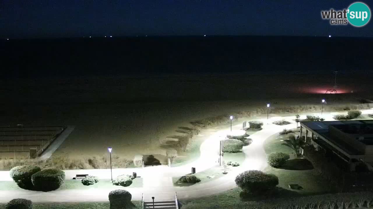 La camera en vivo de la playa de Bibione – Italia