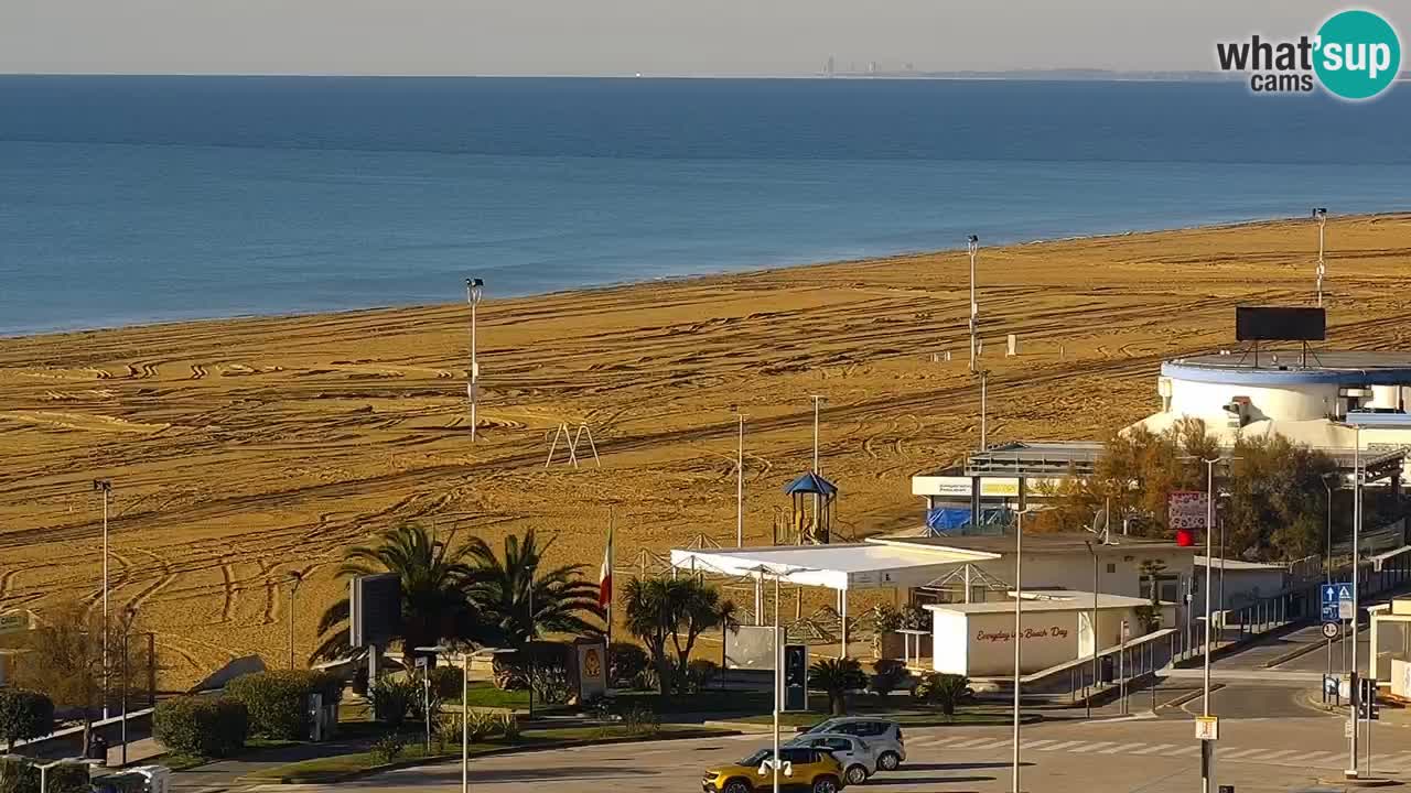 The beach of Bibione webcam – Italy