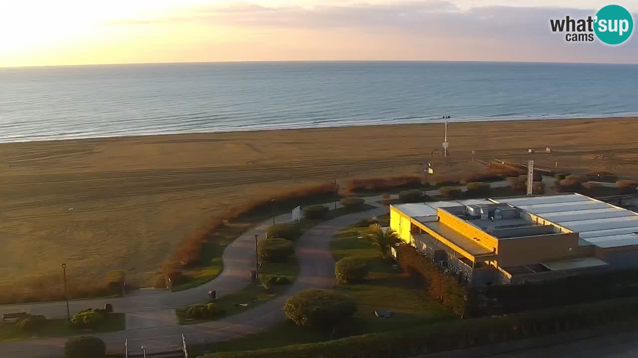 La camera en vivo de la playa de Bibione – Italia