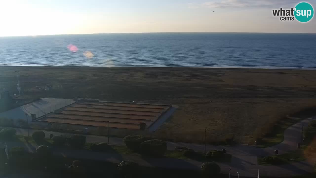 La camera en vivo de la playa de Bibione – Italia