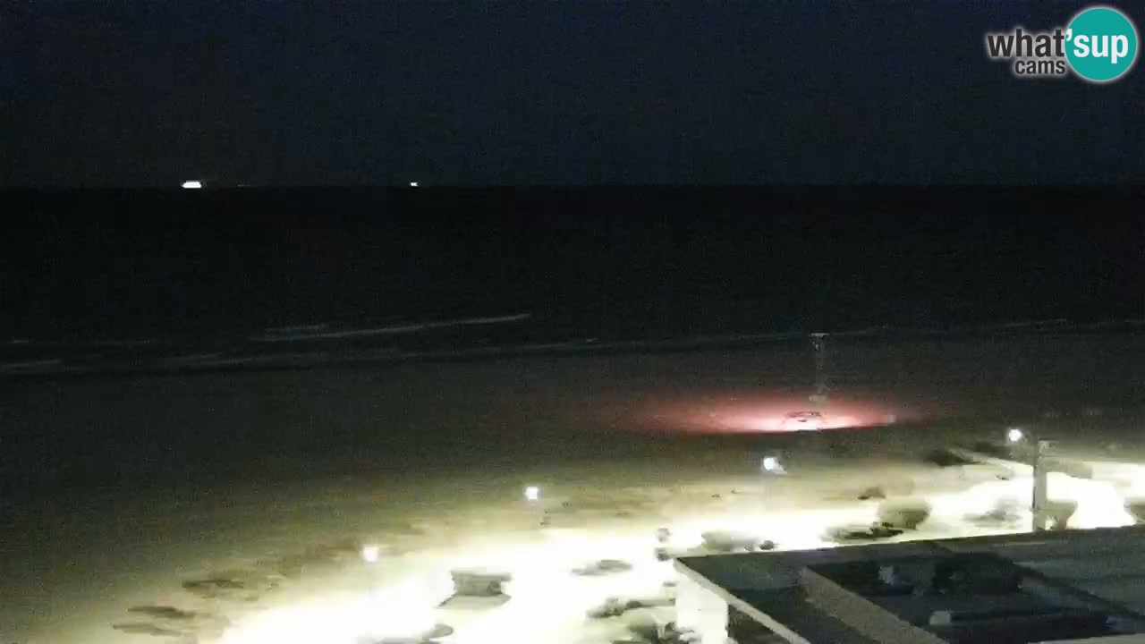 La spiaggia di Bibione webcam live e piazzale Zenit