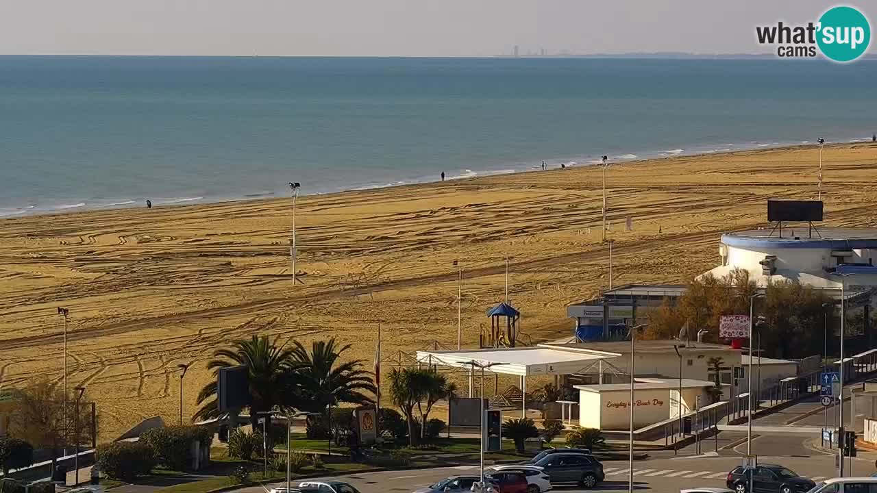 The beach of Bibione webcam – Italy