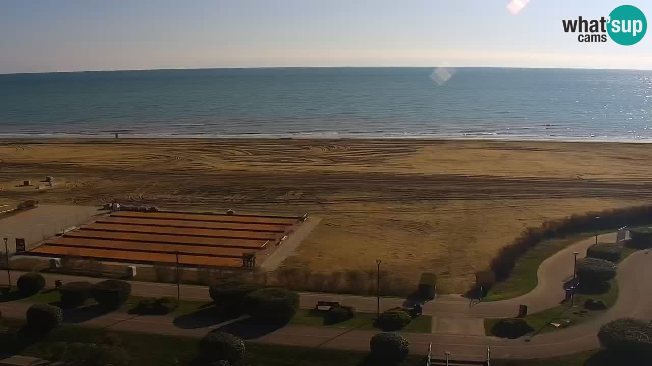The beach of Bibione webcam – Italy