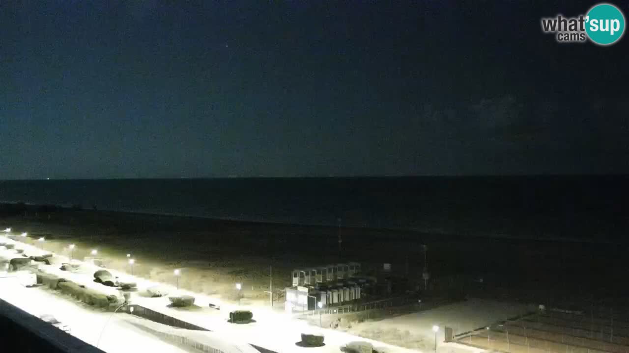 The beach of Bibione webcam – Italy