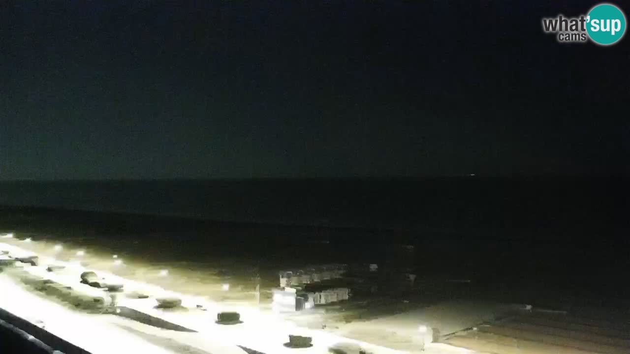 La spiaggia di Bibione webcam live e piazzale Zenit
