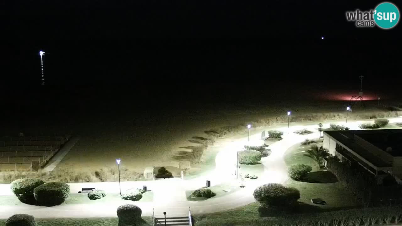 The beach of Bibione webcam – Italy