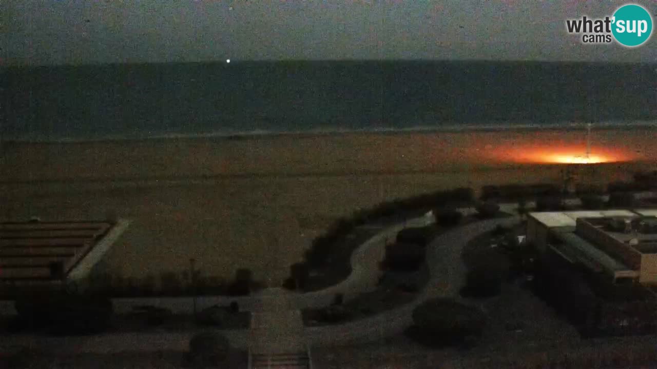 The beach of Bibione webcam – Italy