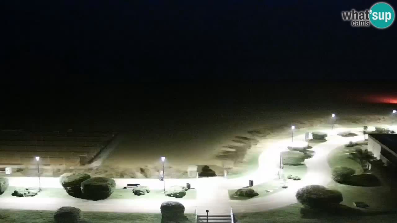 The beach of Bibione webcam – Italy
