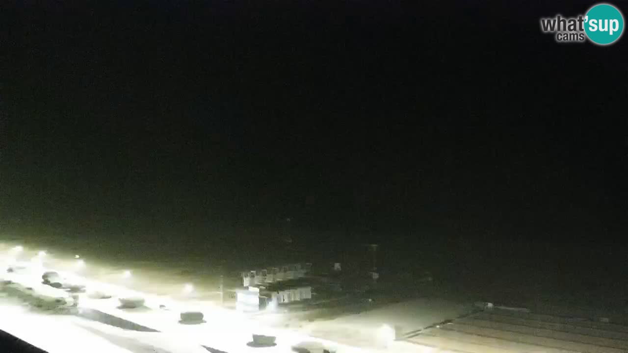 La spiaggia di Bibione webcam live e piazzale Zenit