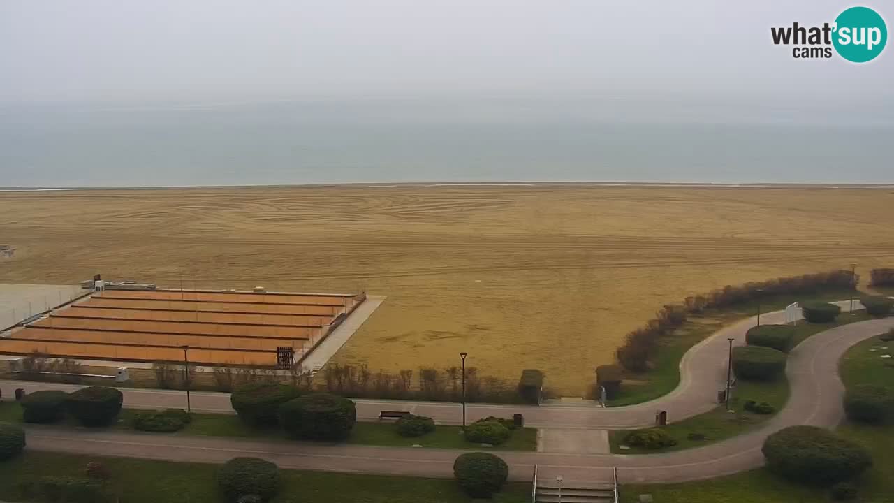 The beach of Bibione webcam – Italy
