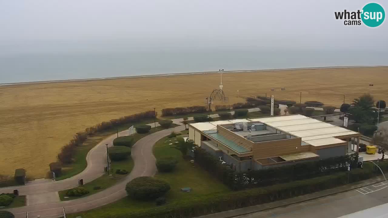 La spiaggia di Bibione webcam live e piazzale Zenit