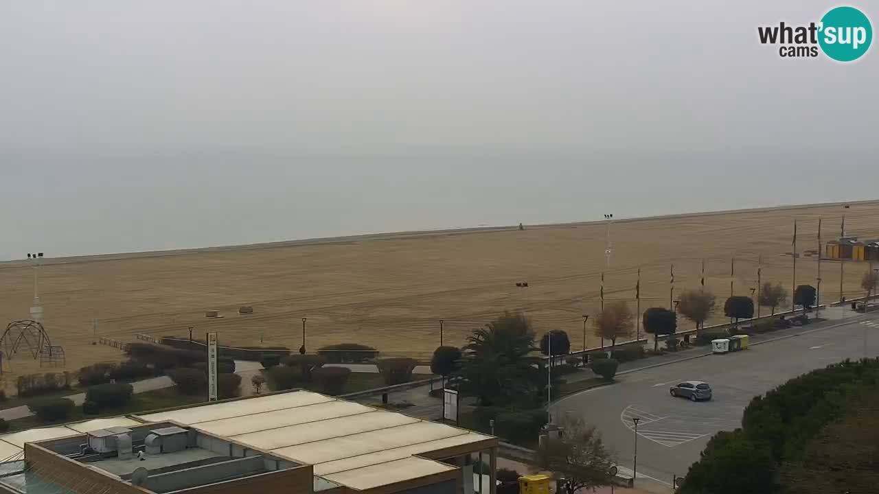 The beach of Bibione webcam – Italy