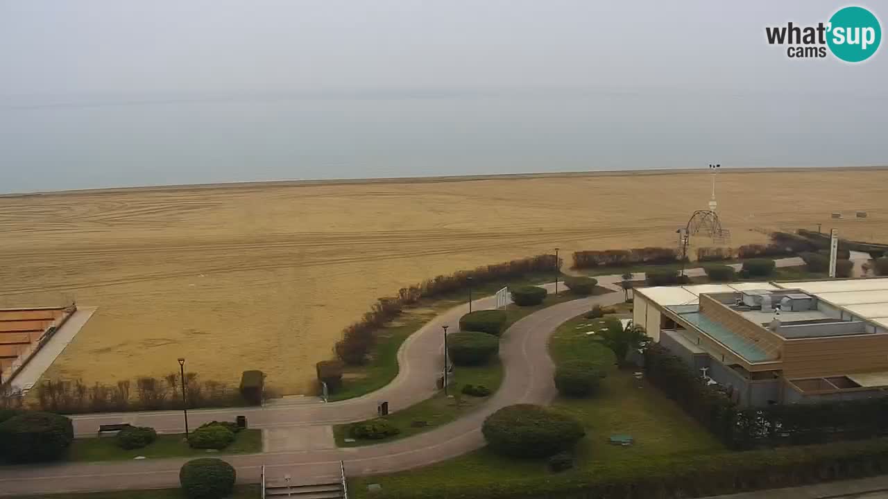 The beach of Bibione webcam – Italy