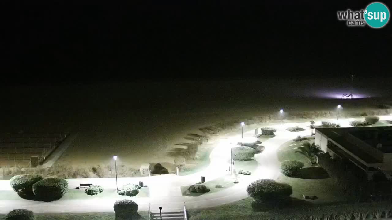 The beach of Bibione webcam – Italy