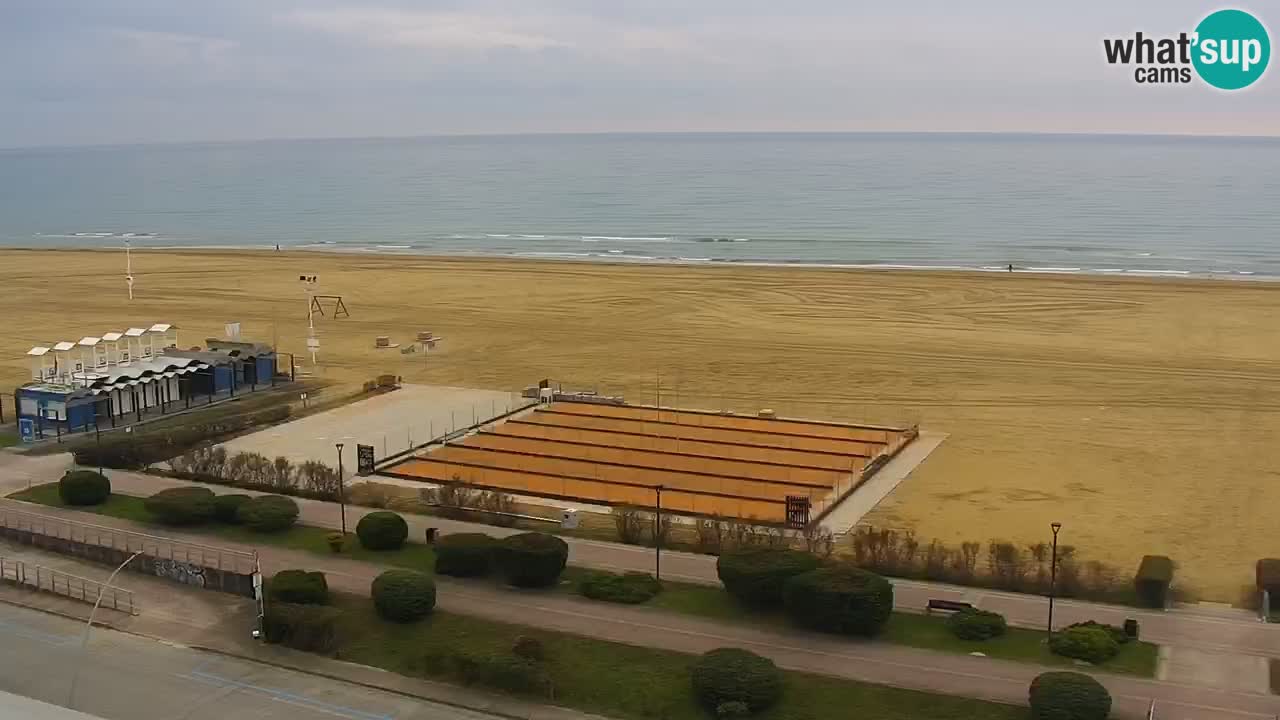 La camera en vivo de la playa de Bibione – Italia