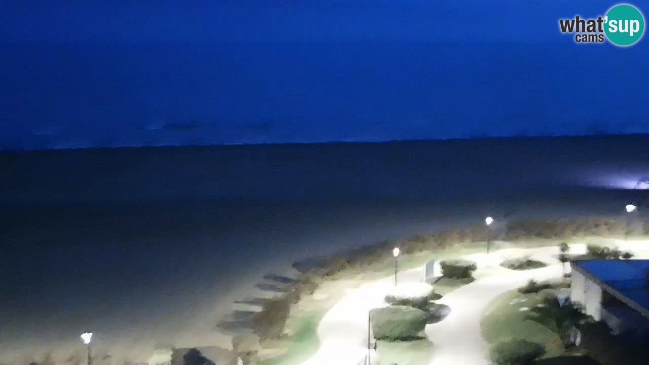 The beach of Bibione webcam – Italy