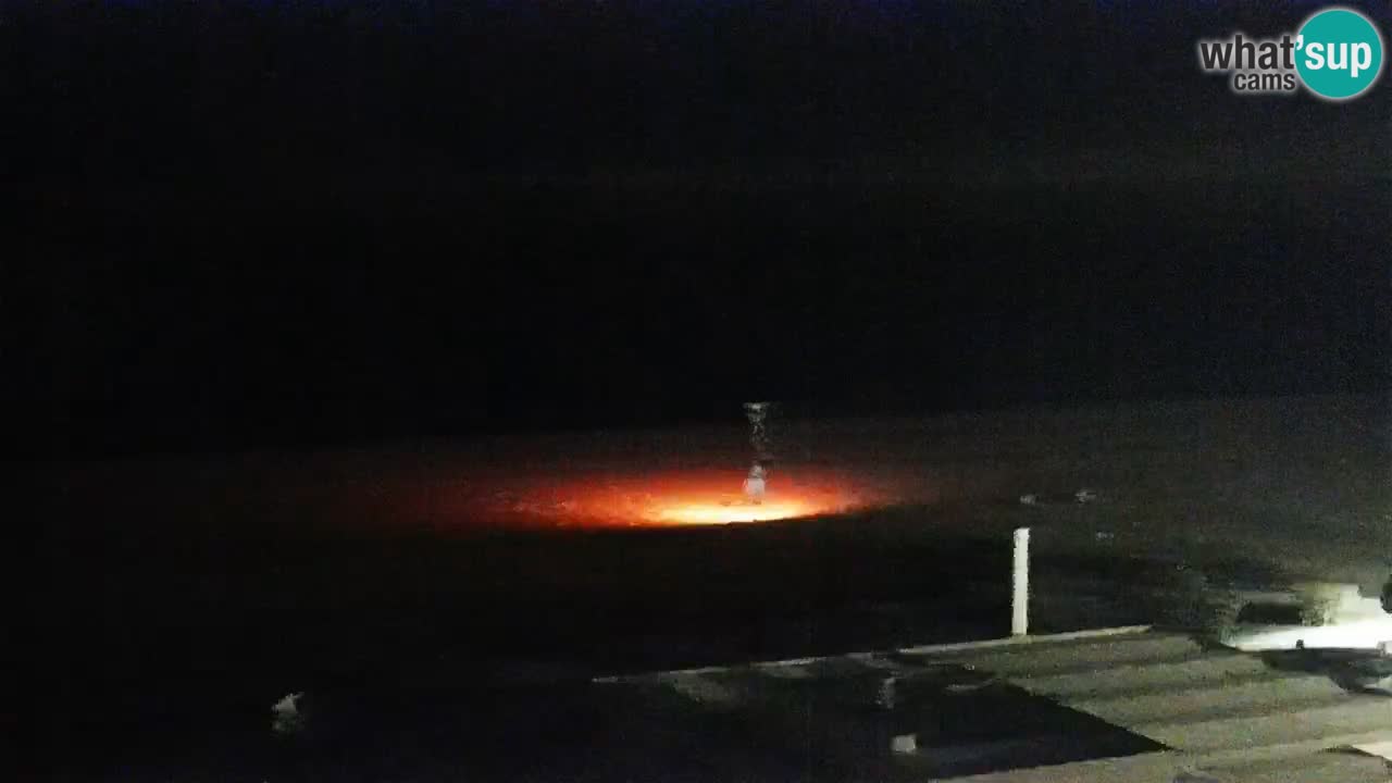 La spiaggia di Bibione webcam live e piazzale Zenit