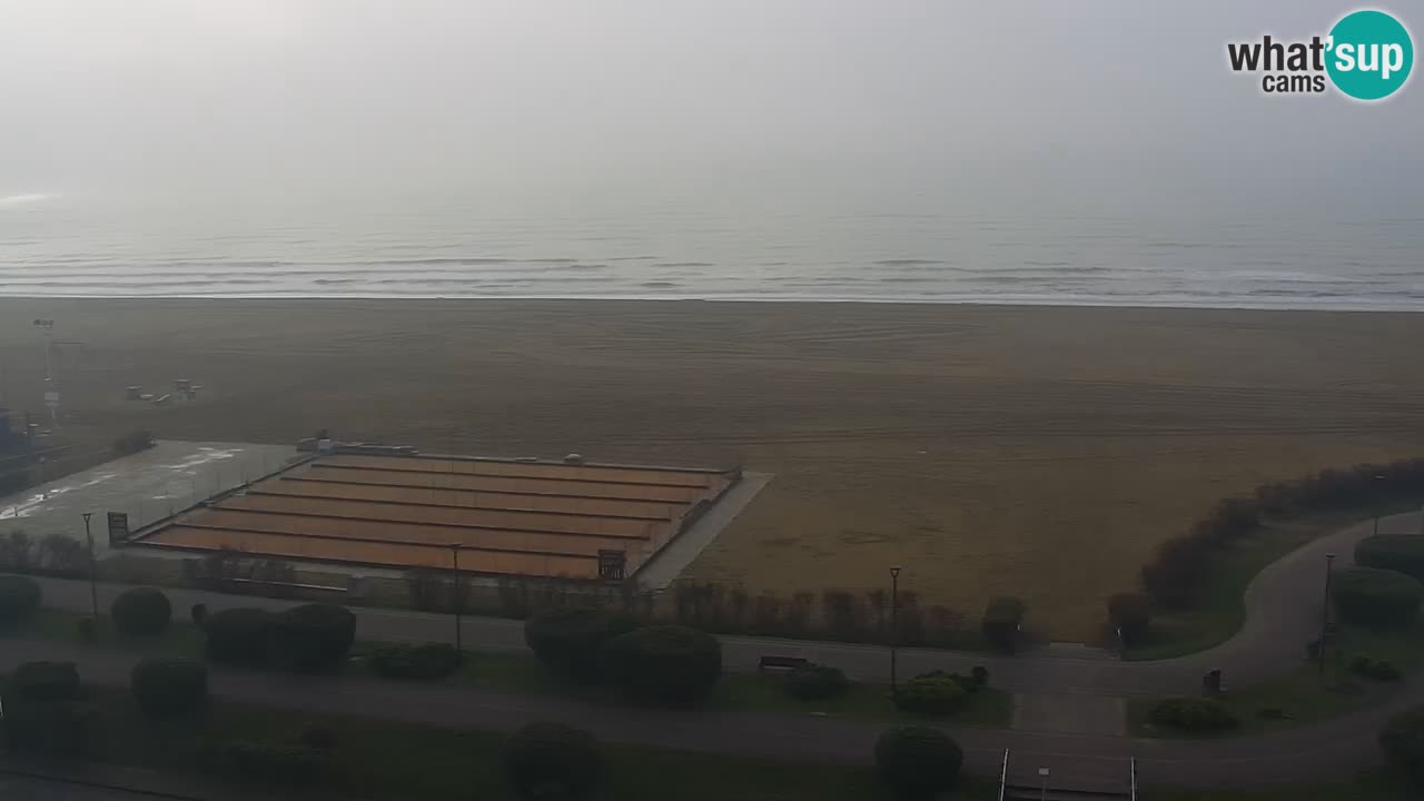 The beach of Bibione webcam – Italy