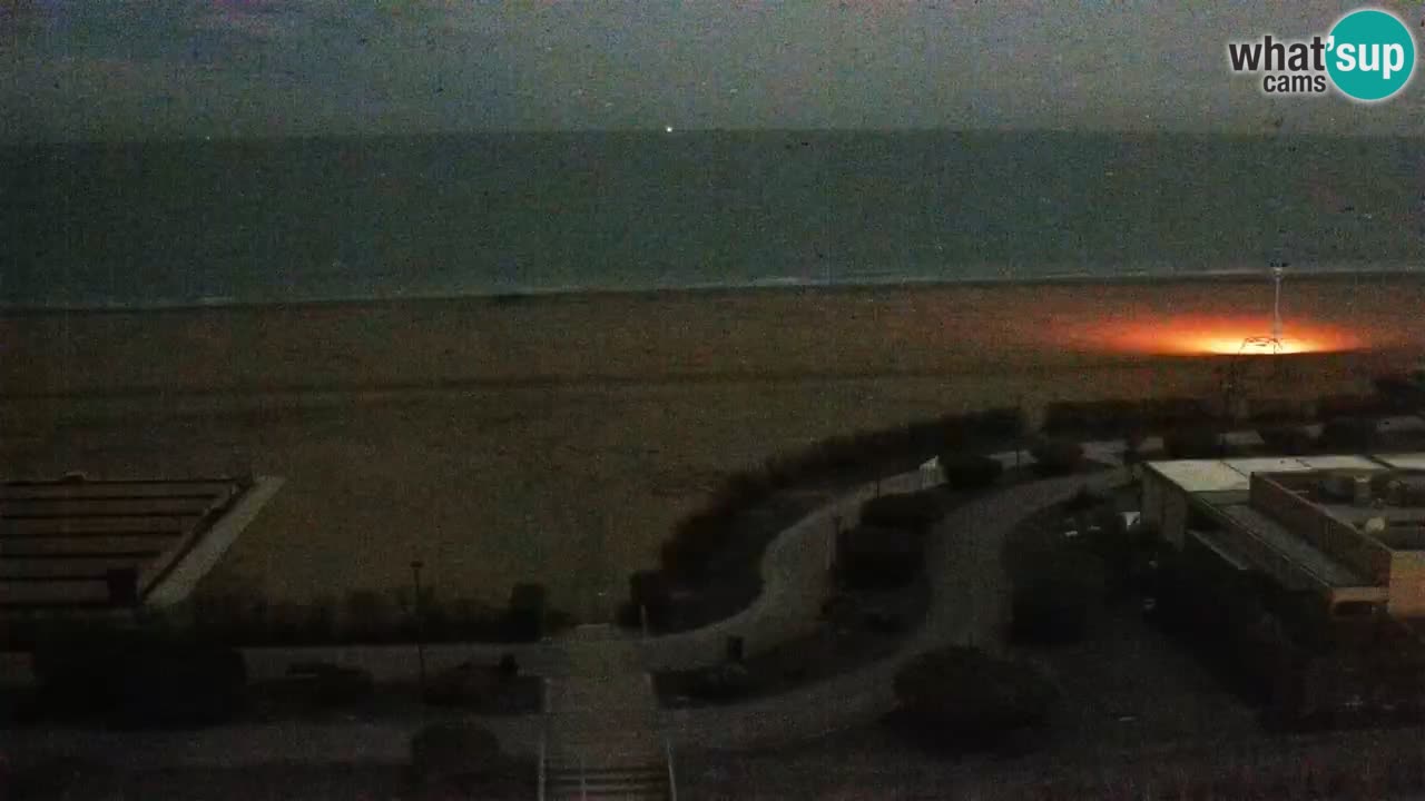 The beach of Bibione webcam – Italy