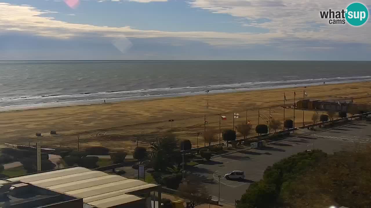 The beach of Bibione webcam – Italy