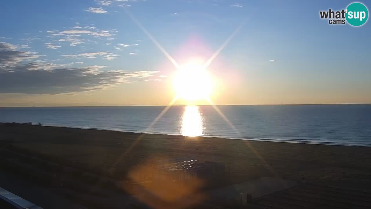 Plaža Bibione Spletna kamera – Italija